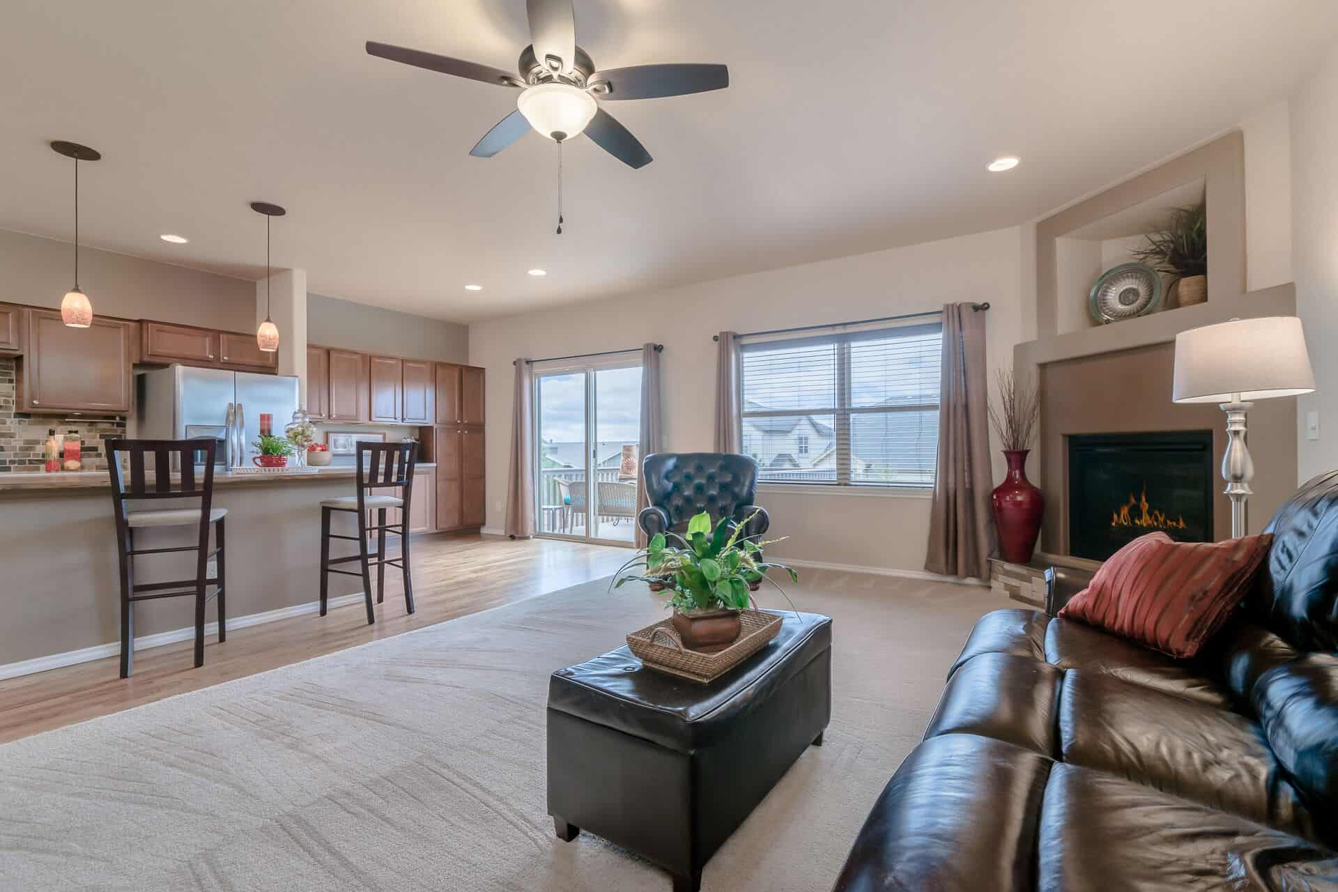 Great Room, Nook, Kitchen