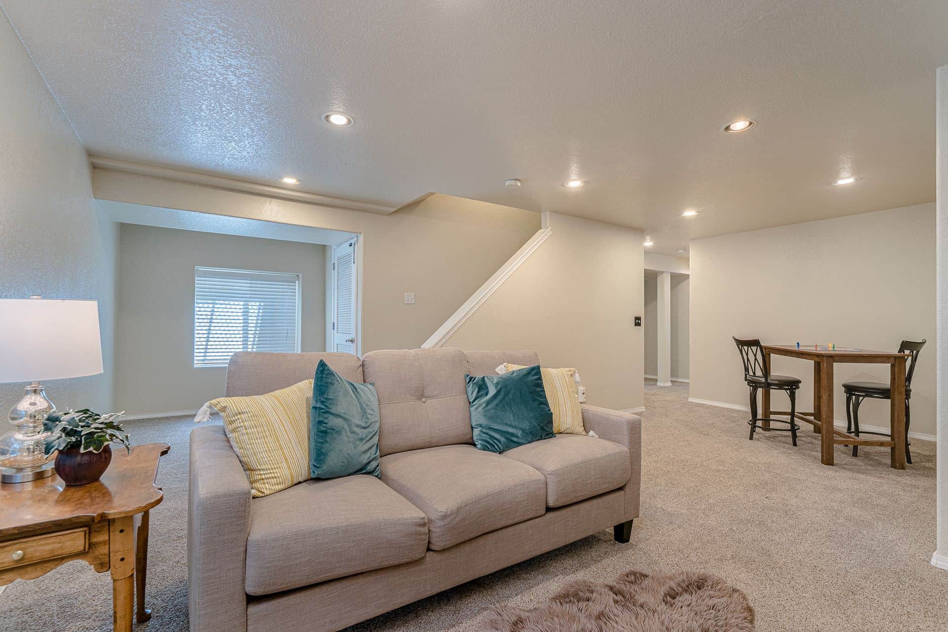 27 – Finished Basement with under stair storage and Rec Room
