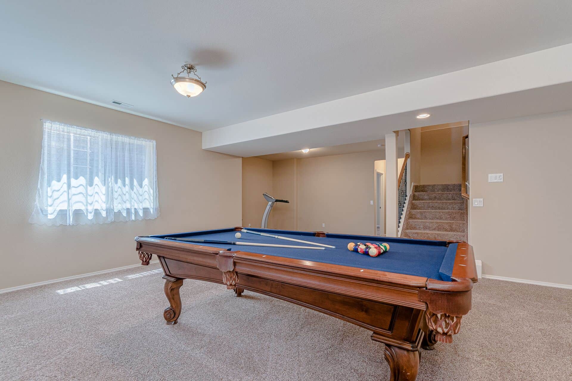 Recreation Room with Pool Table