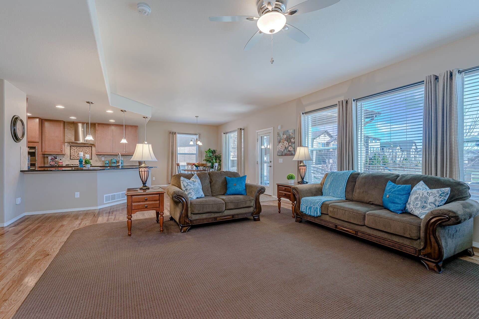 Great Room, Kitchen and Nook