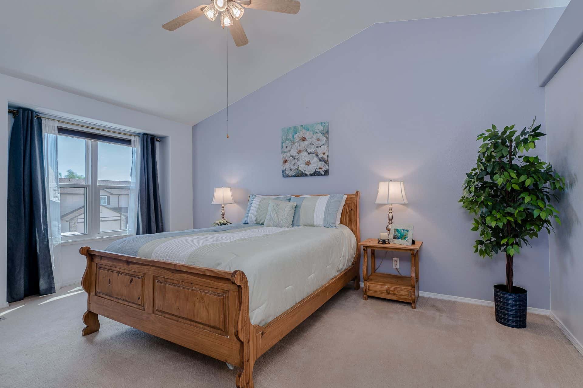Vaulted Upper Level Master Bedroom