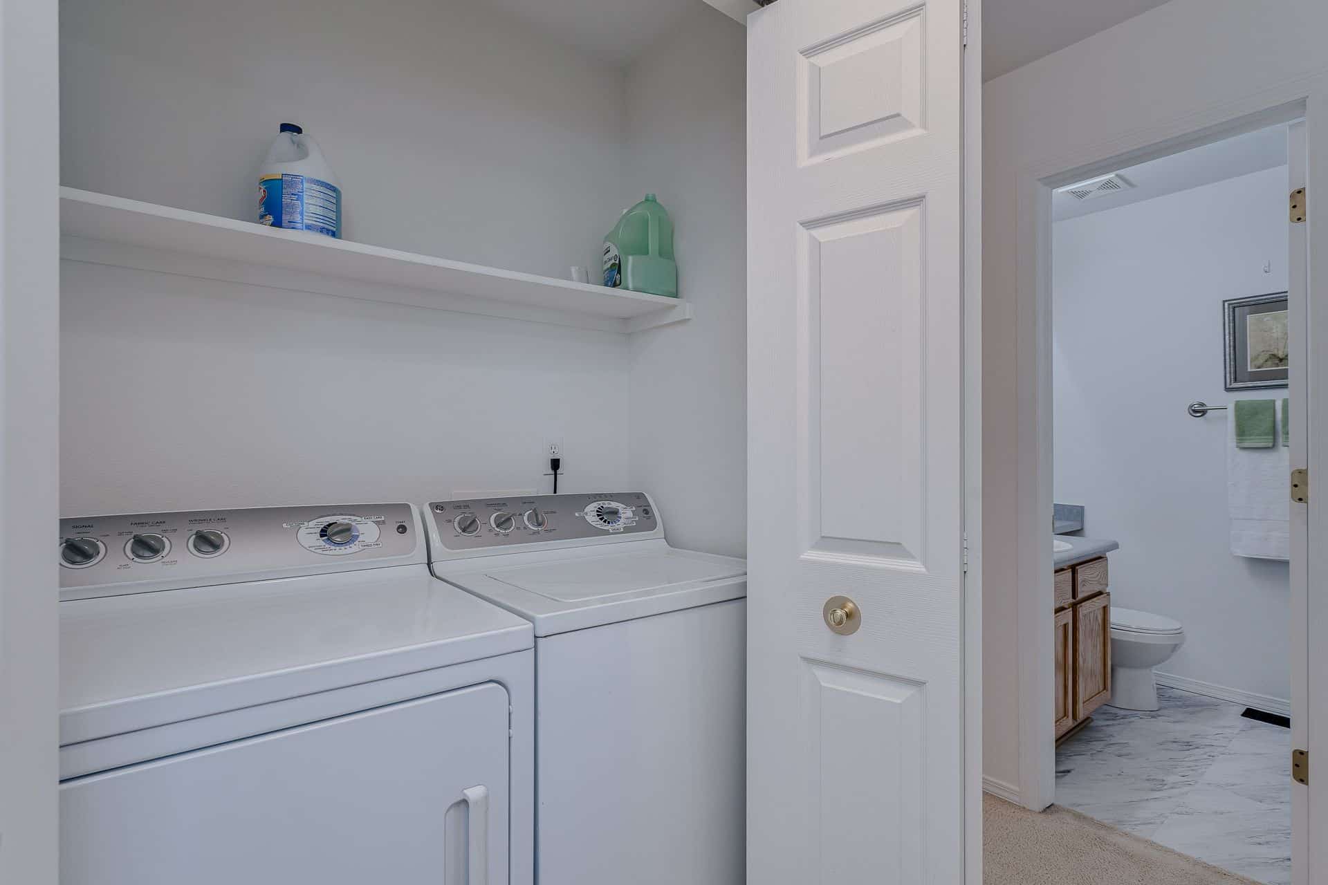 Upper Level Laundry Closet