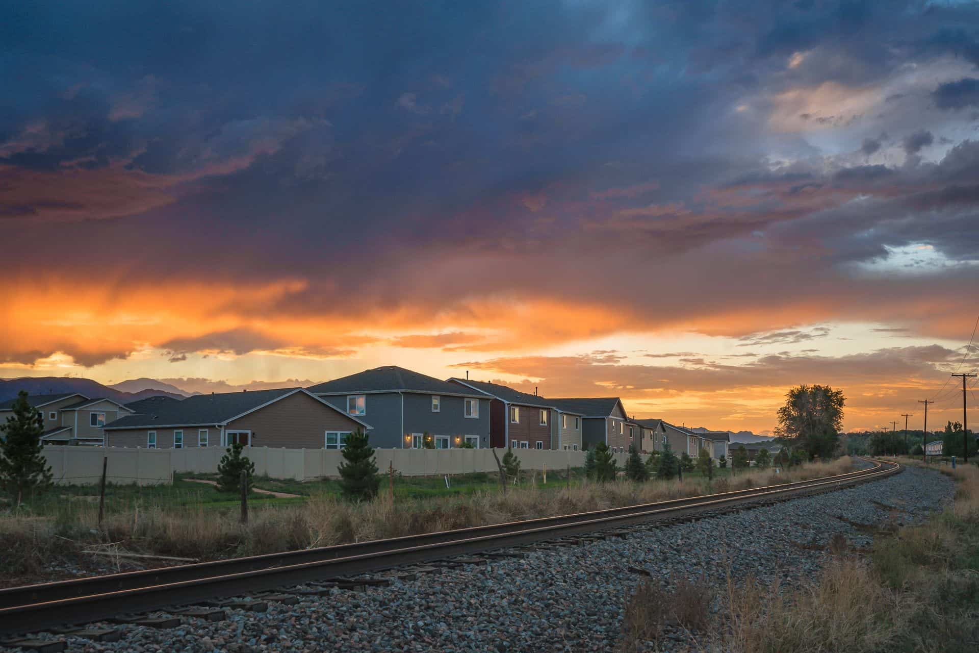 Backs to Open Space with Pikes Peak Views