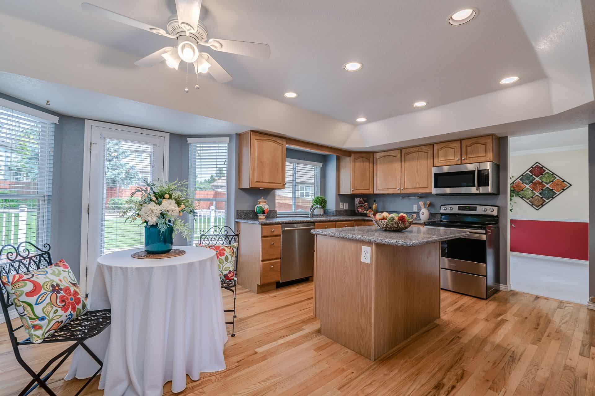 Gourmet Island Kitchen and Walk-Out Nook