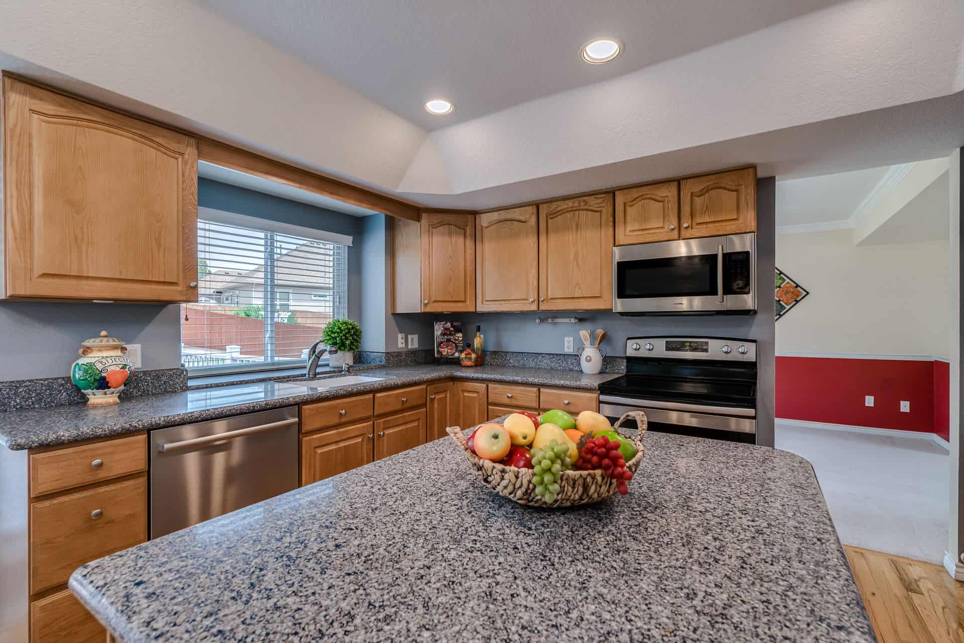 Kitchen into the formal Dining Room