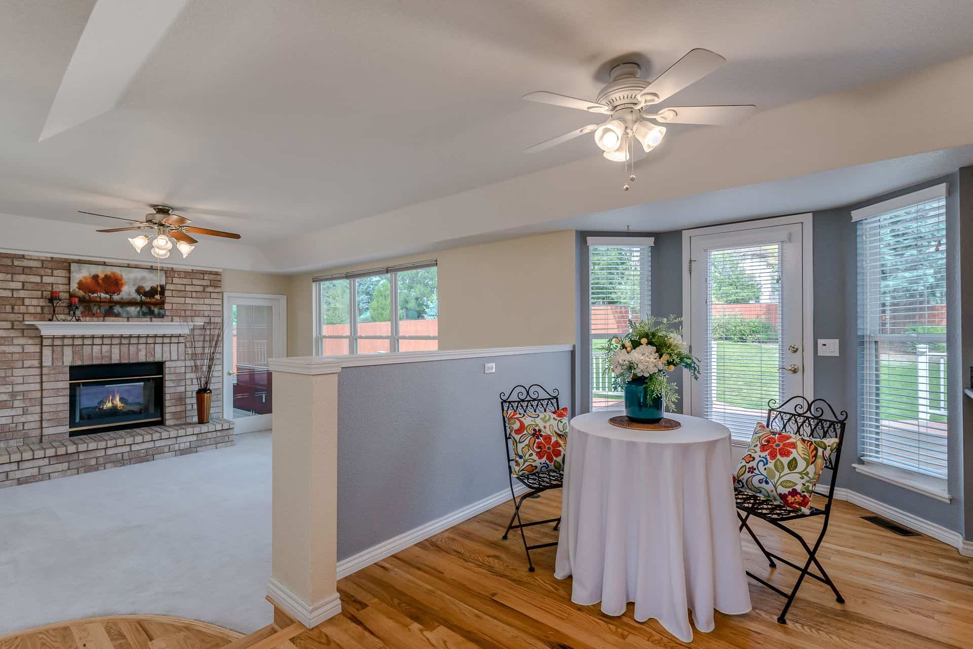 Nook overlooking the Family Room