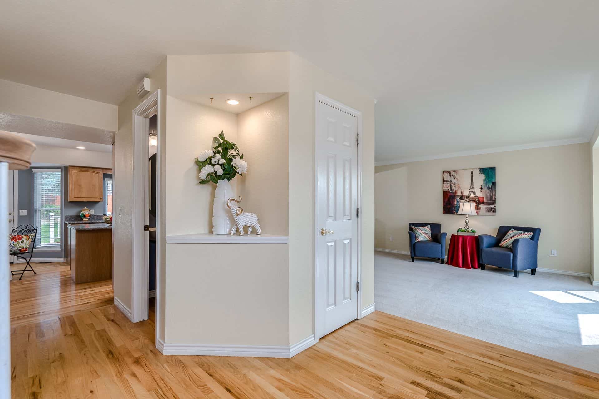 Wood Floor Entry