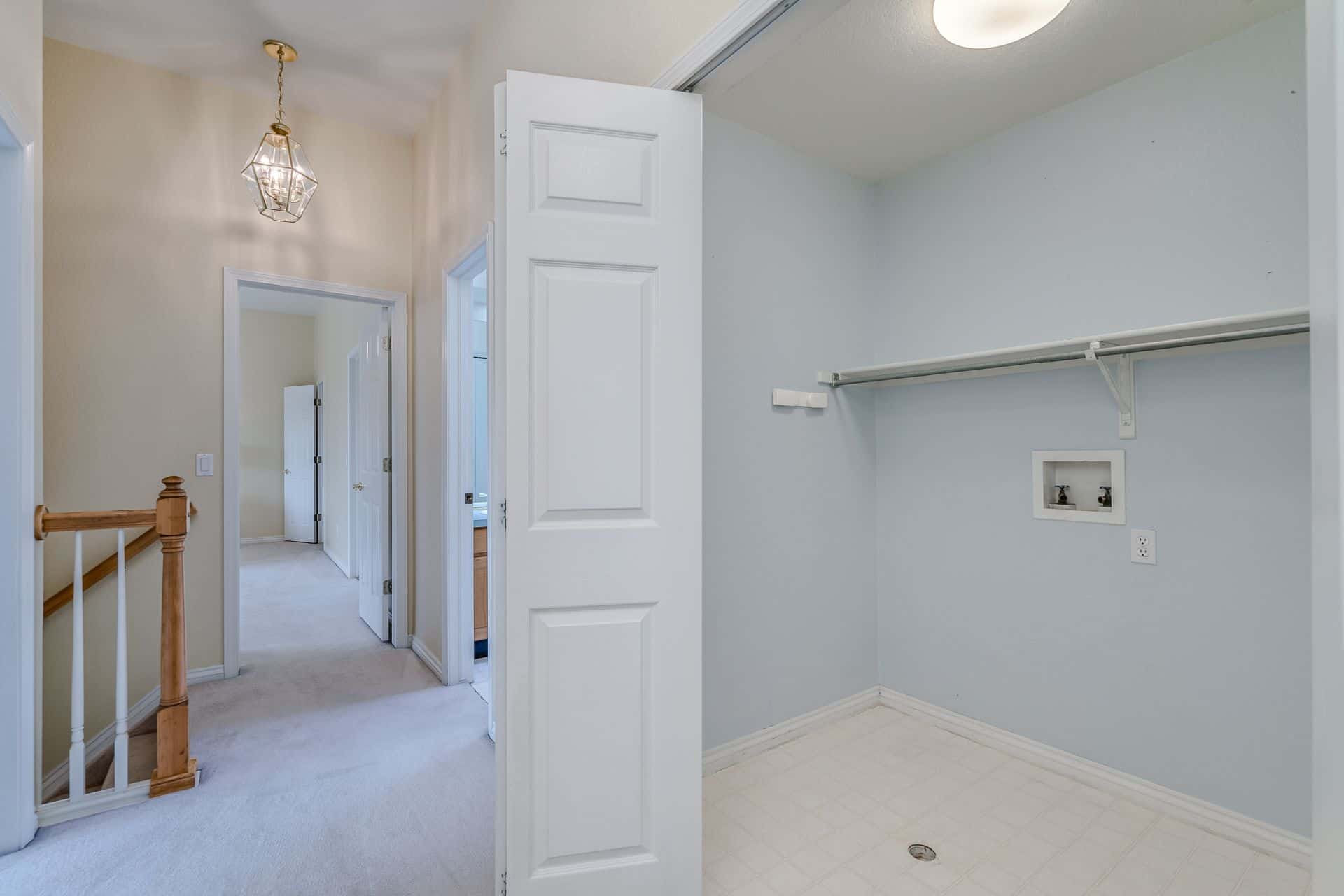 Upper Level Laundry Closet
