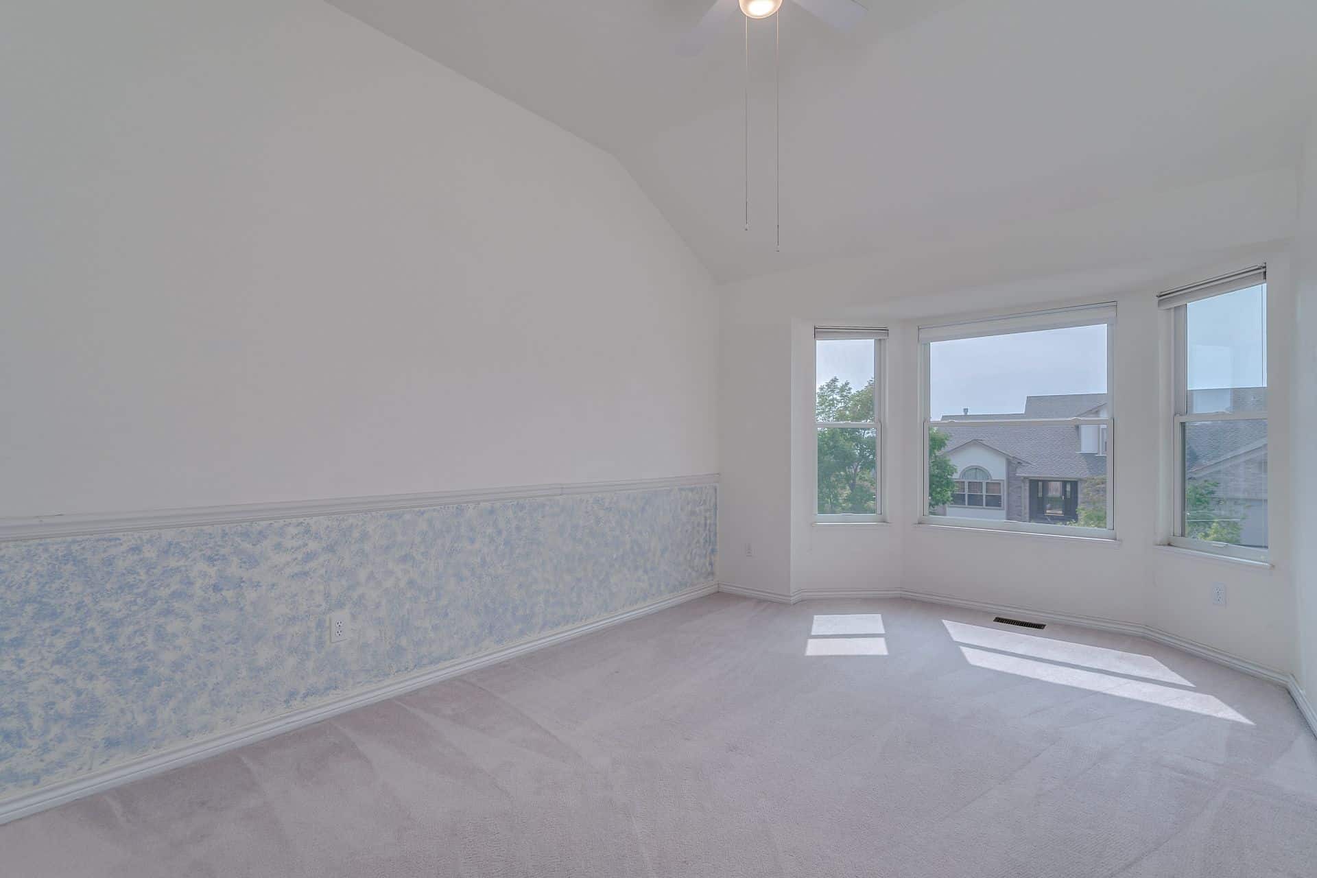 Vaulted Bedroom #3 with Bay Window