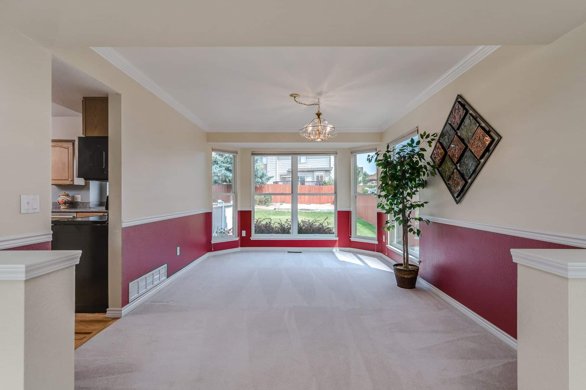 Formal Dining Room with access to the Kitchen