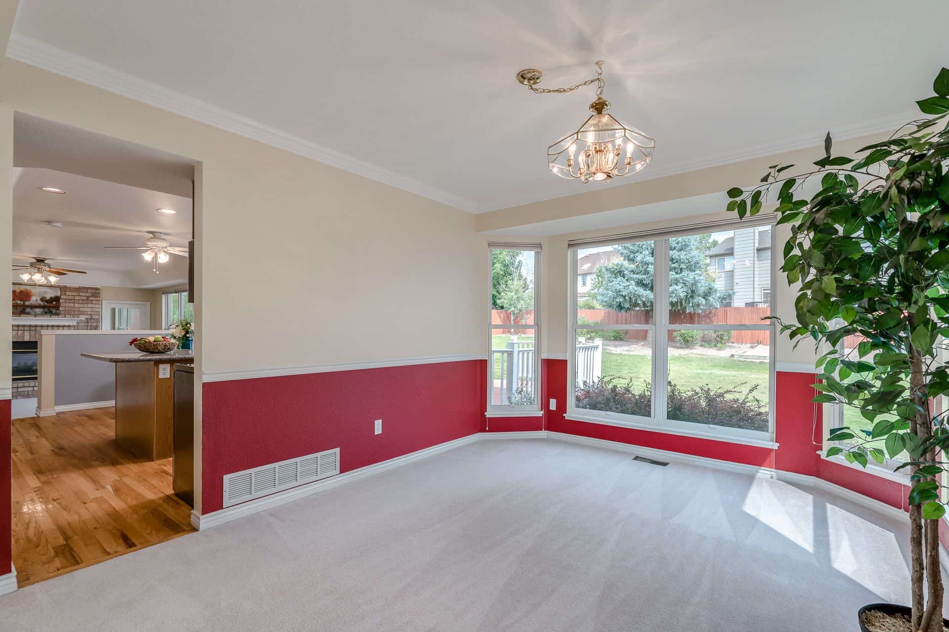 Formal Dining Room with access to the Kitchen
