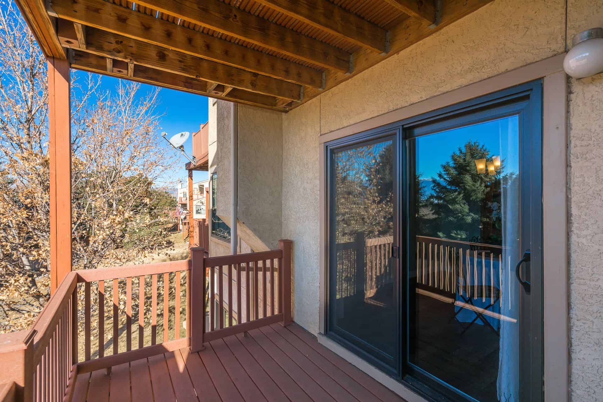 Composite Deck off Dining Area