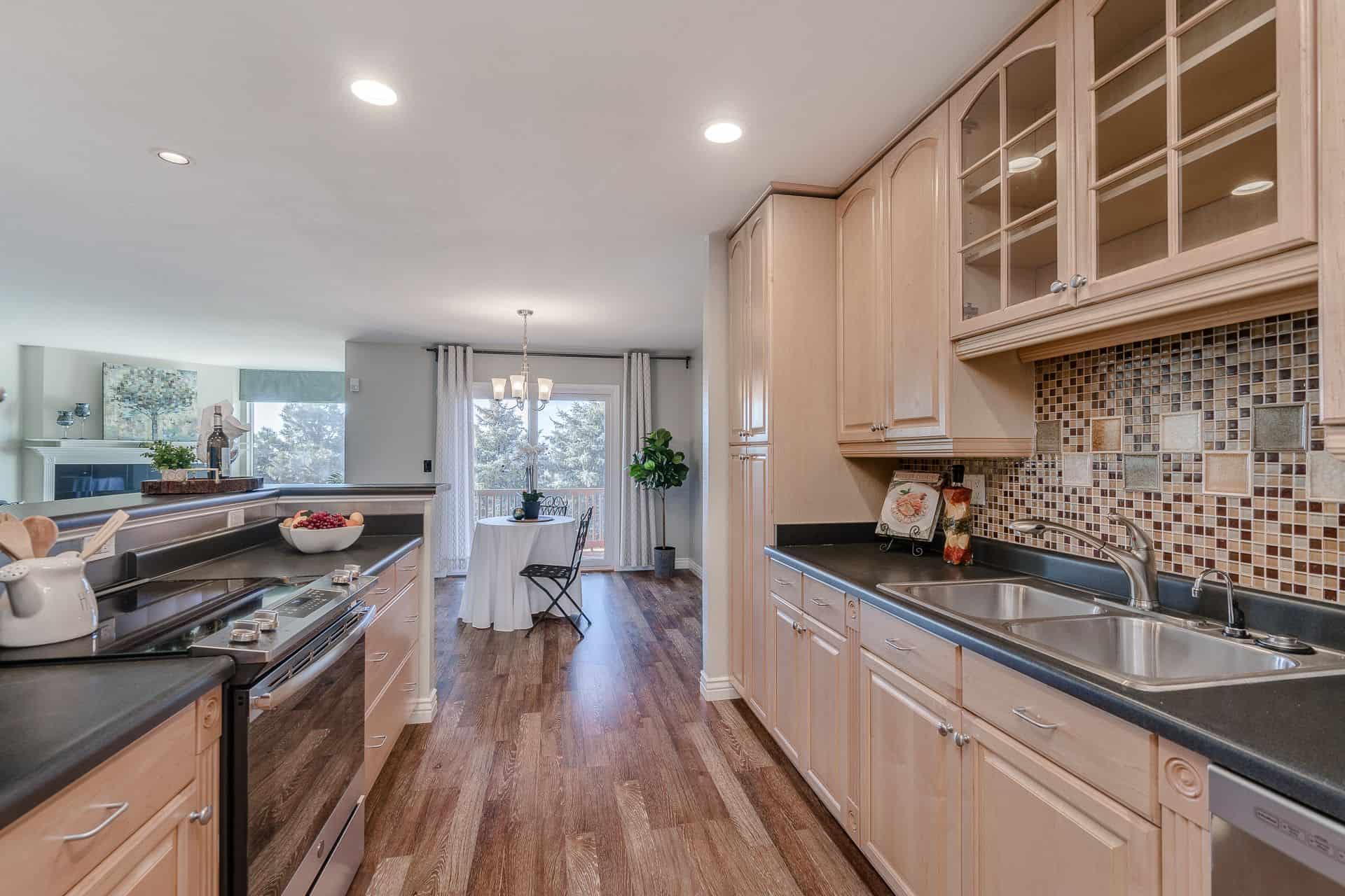 21 – View of the Kitchen, Dining Area and Great Room