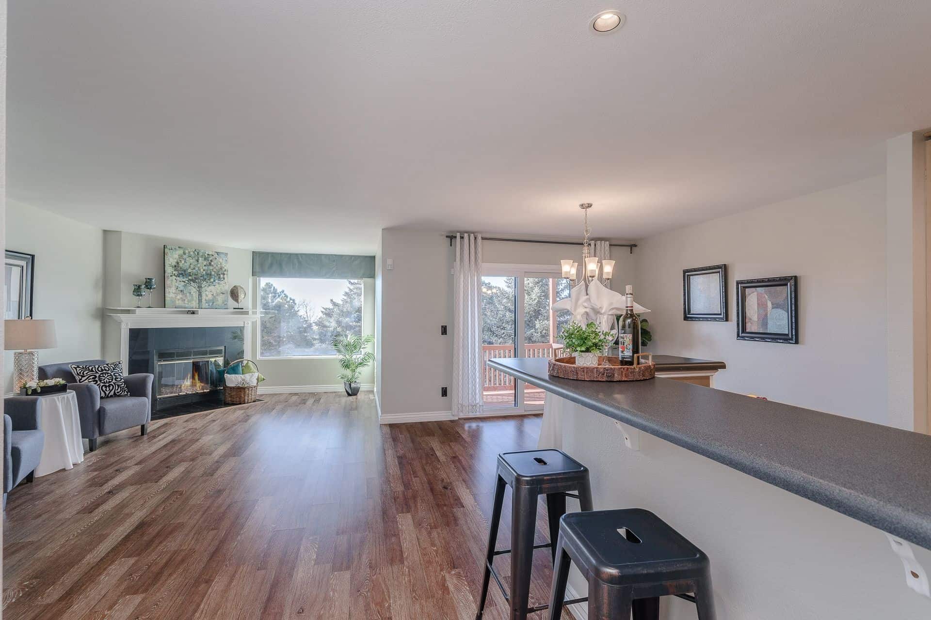 Open Floor Plan with Walk-Out to Composite Deck