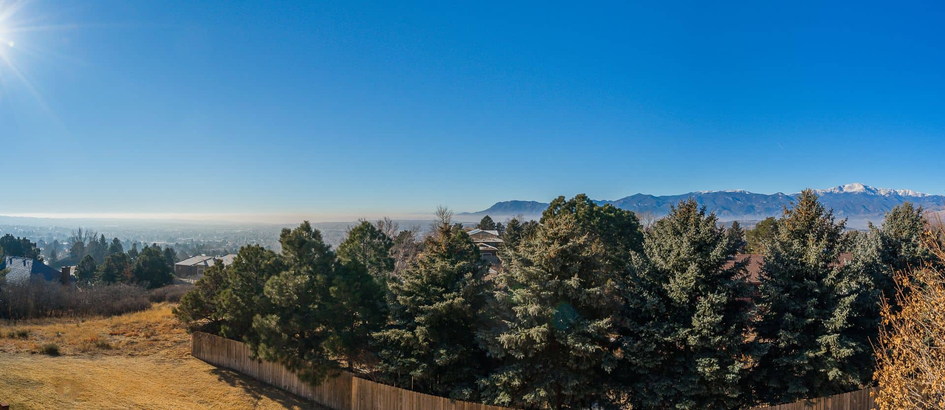 Open space and treed privacy