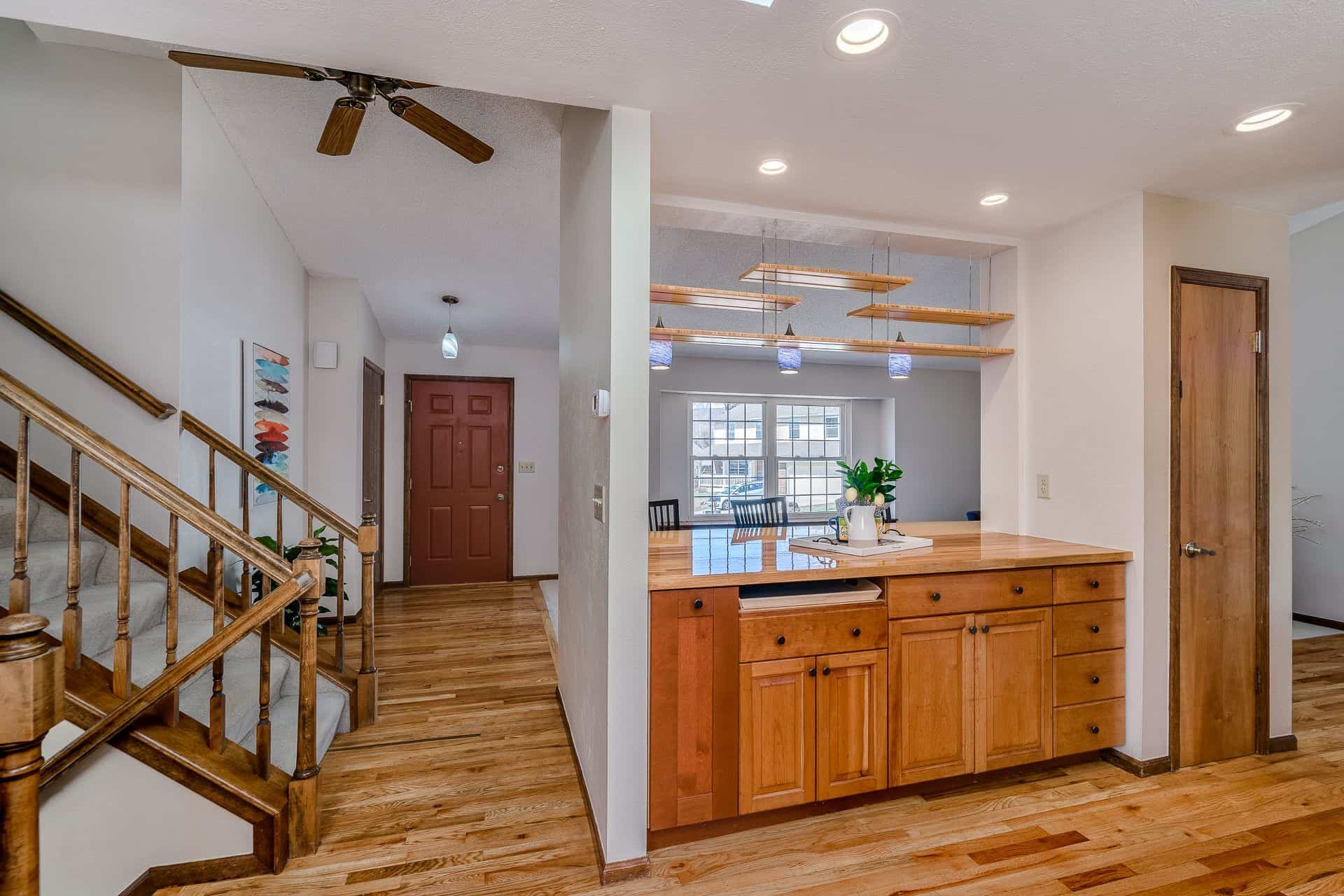 View of Entry from Kitchen