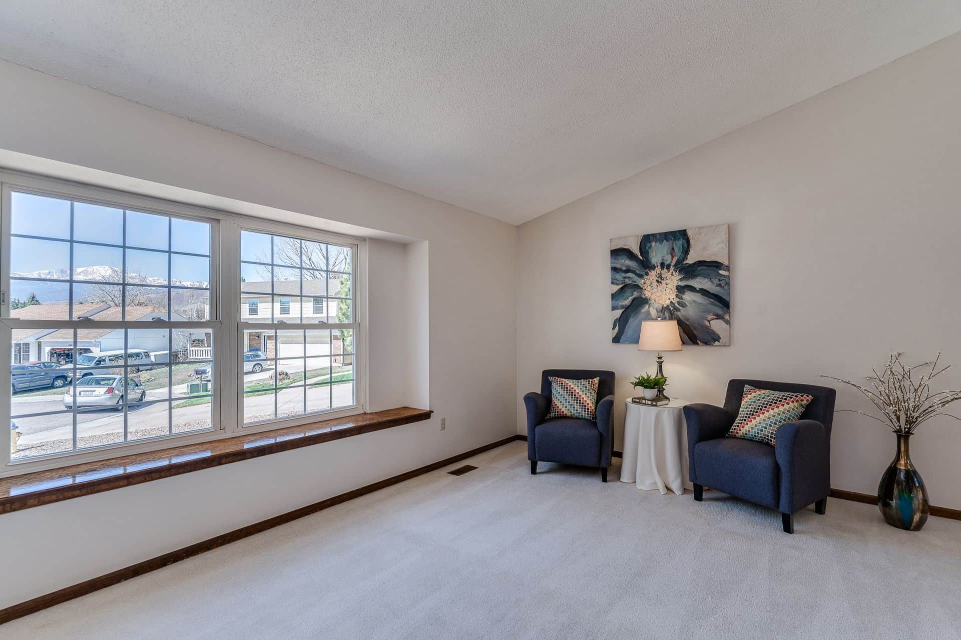 Pikes Peak Views from Living Room