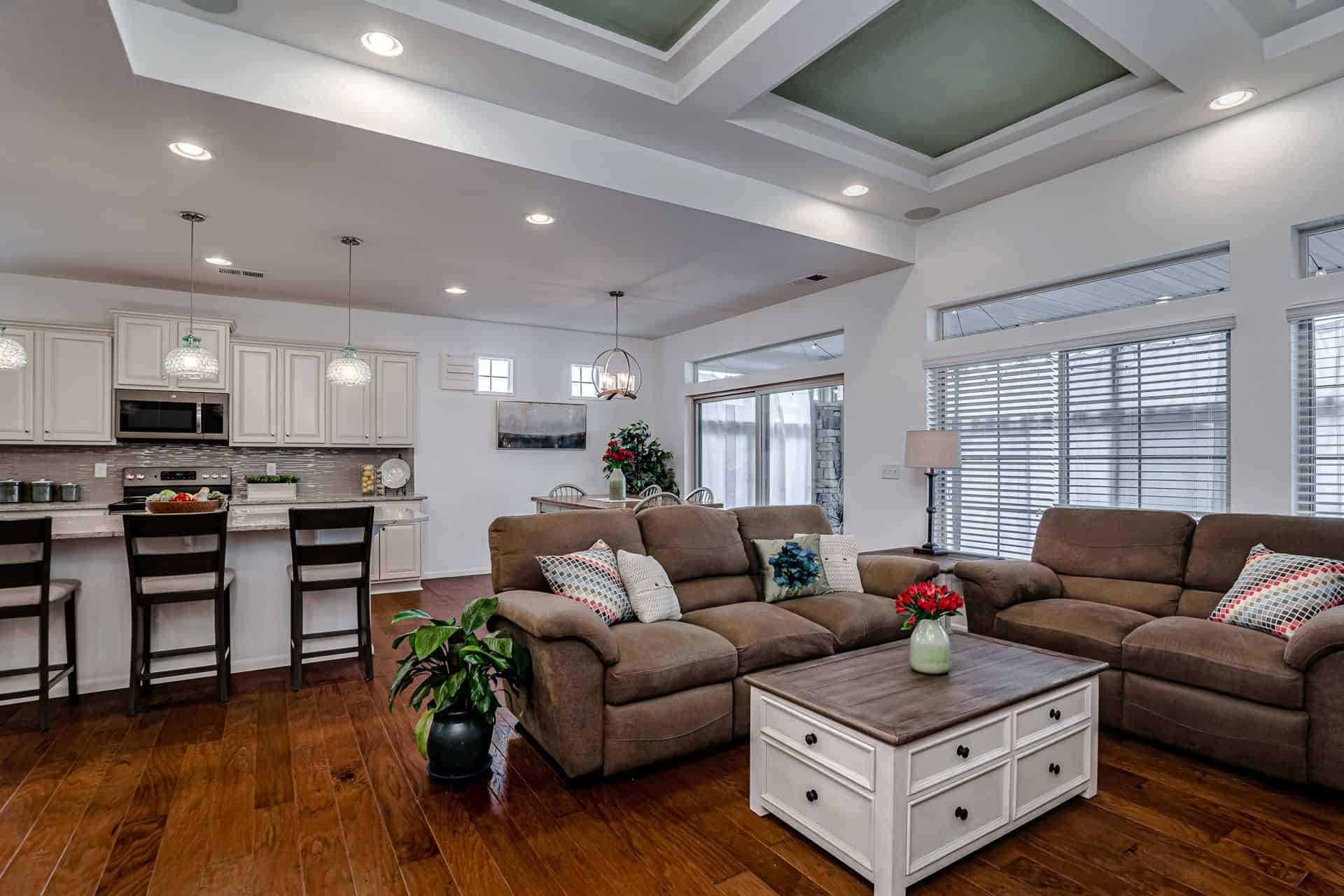 Great Room, Kitchen, and Dining Nook