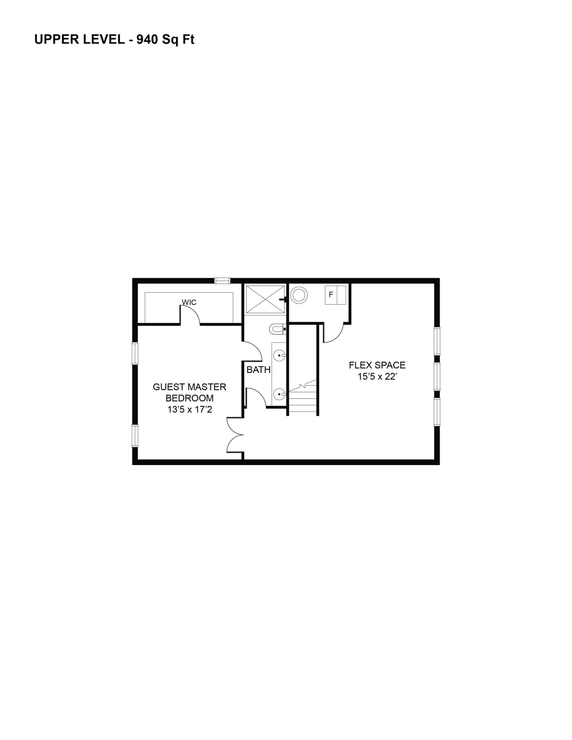 Upper Level Floor Plan