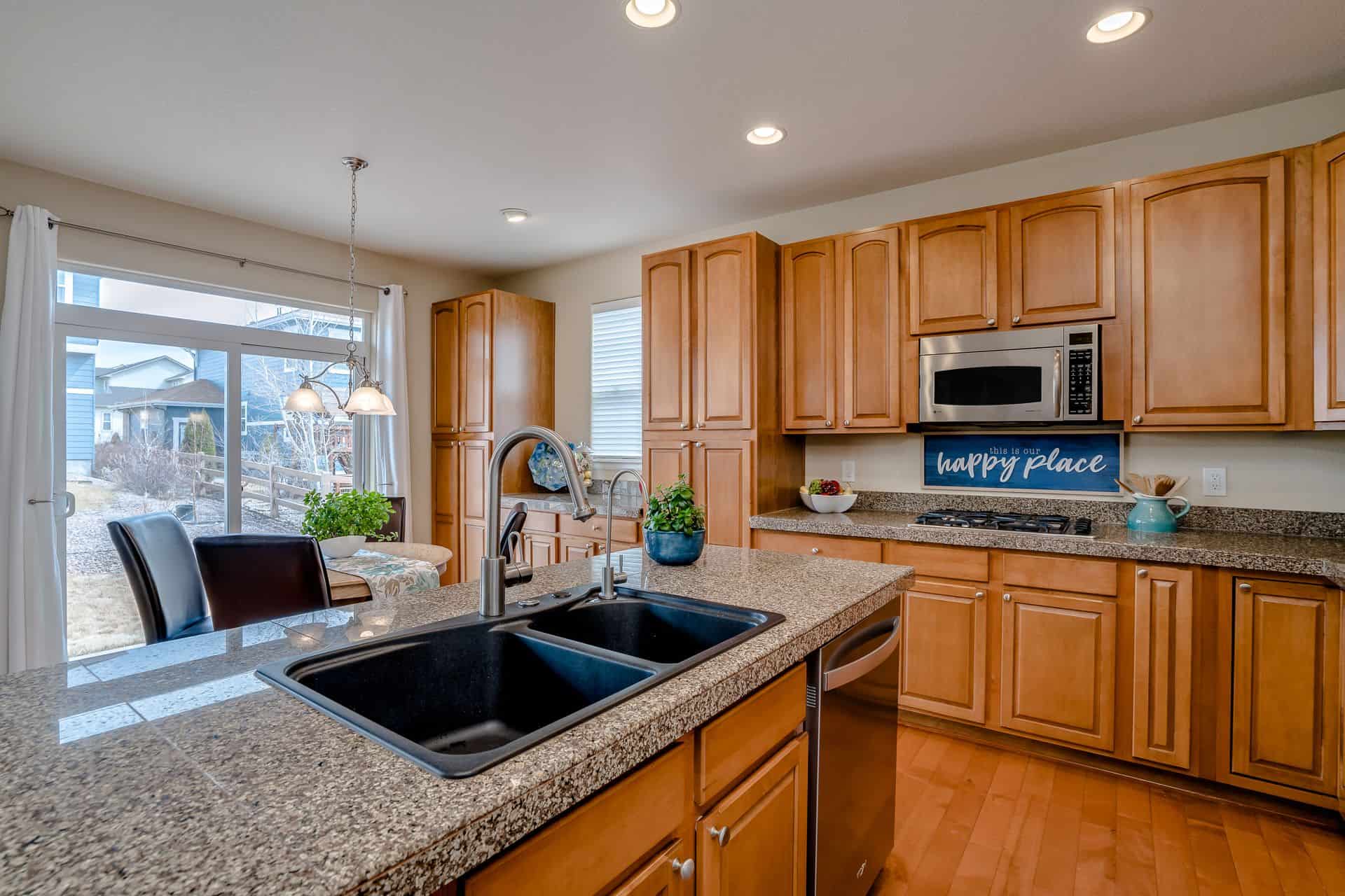 Kitchen into Walkout Nook