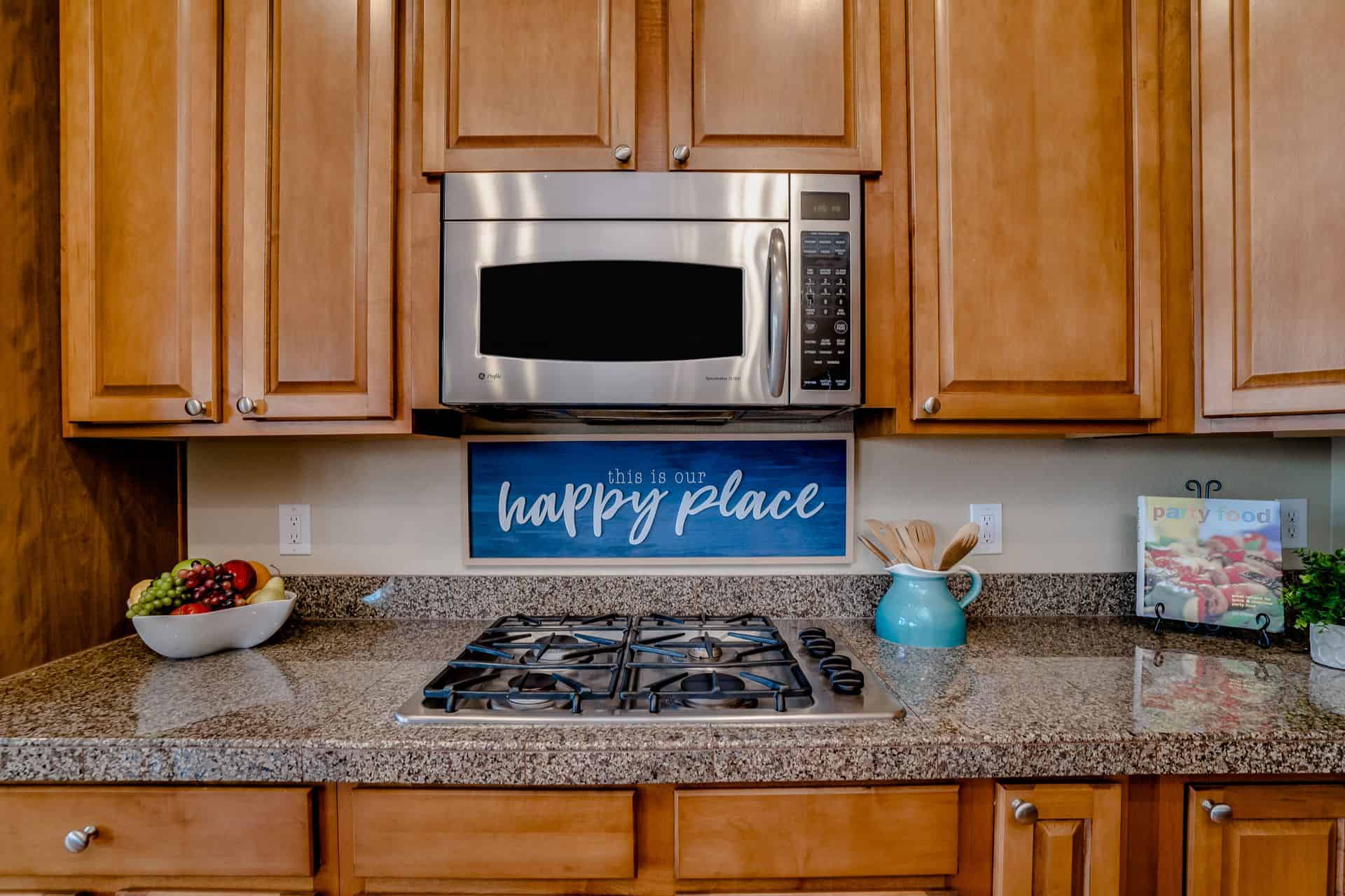 Gas Range and Microwave