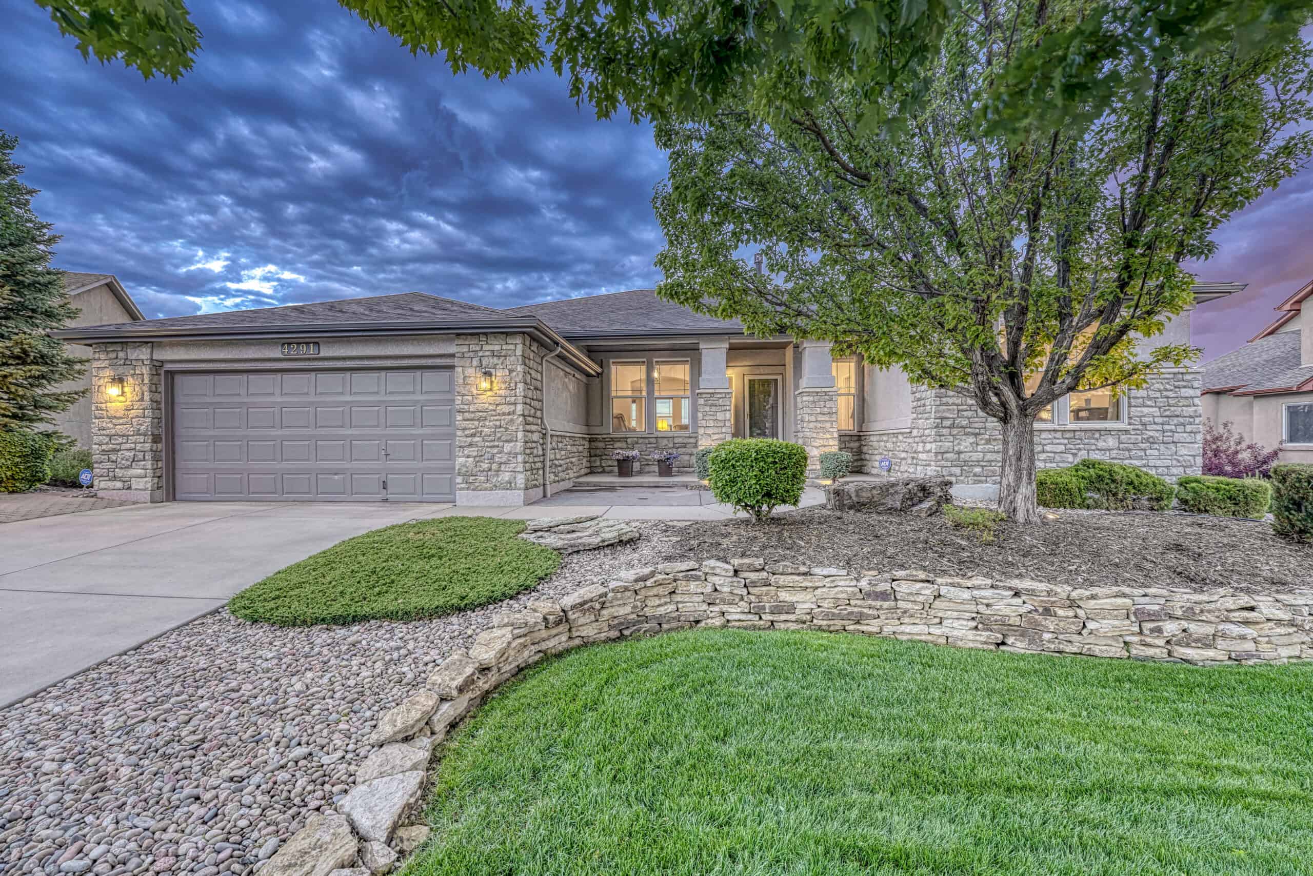 Stucco/Stone Rancher in Springs Ranch