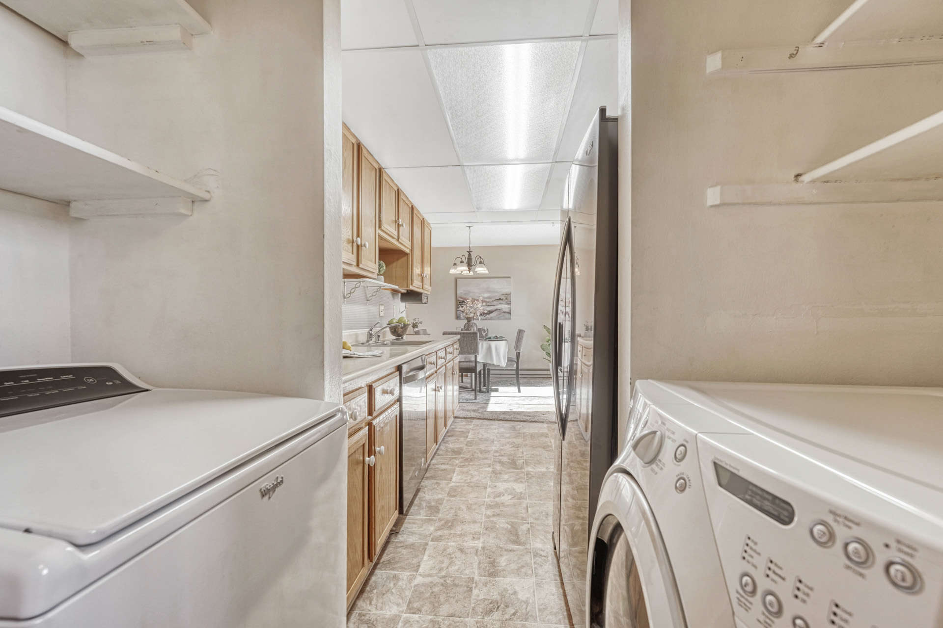 Laundry Room into Kitchen