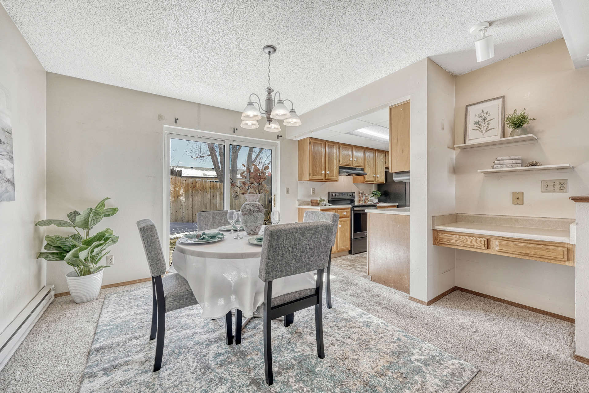 Dining Room into Kitchen