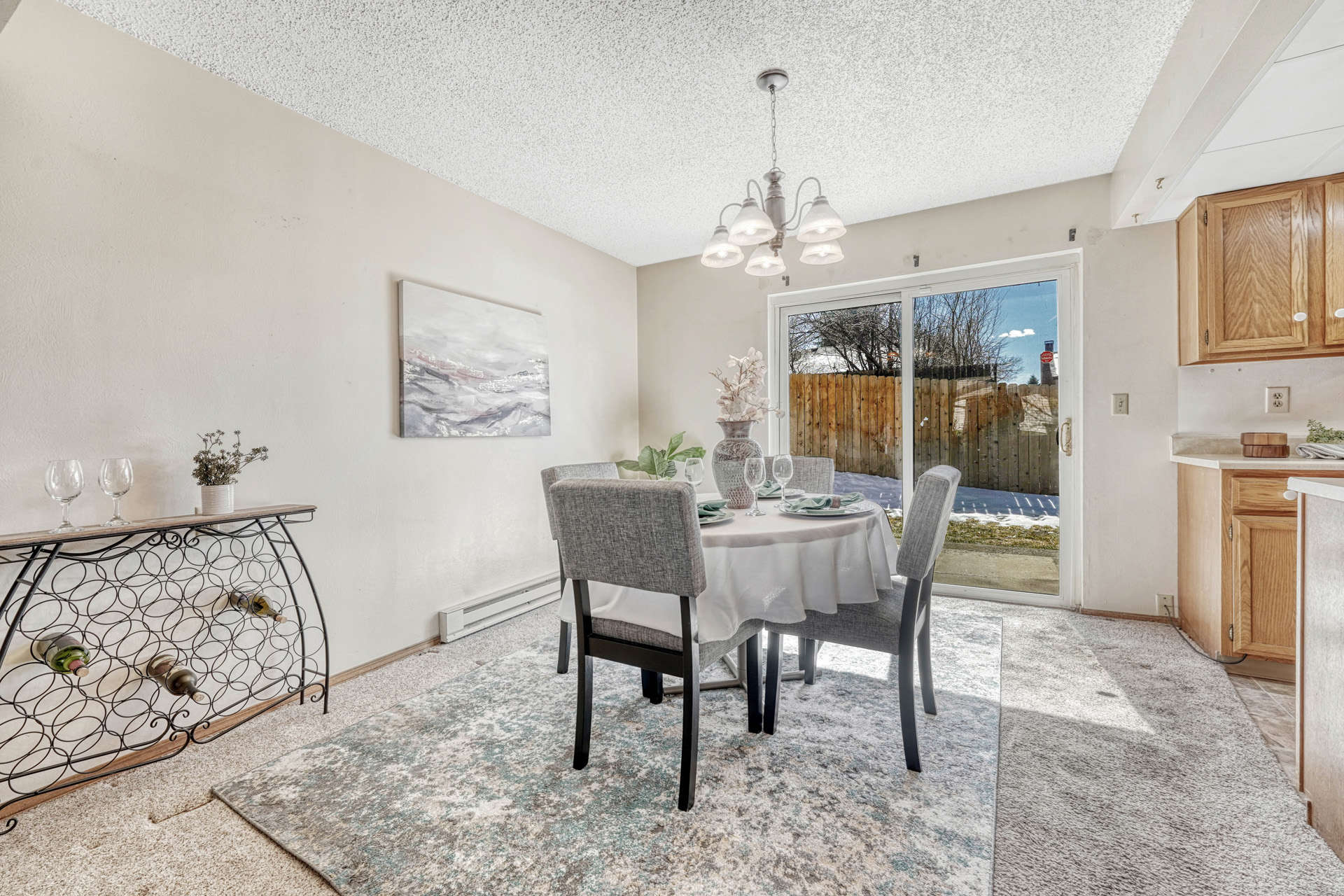 Walk Out Dining Room