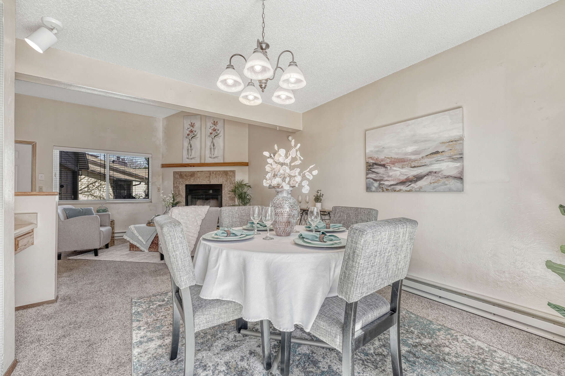 Dining Room into Living Room