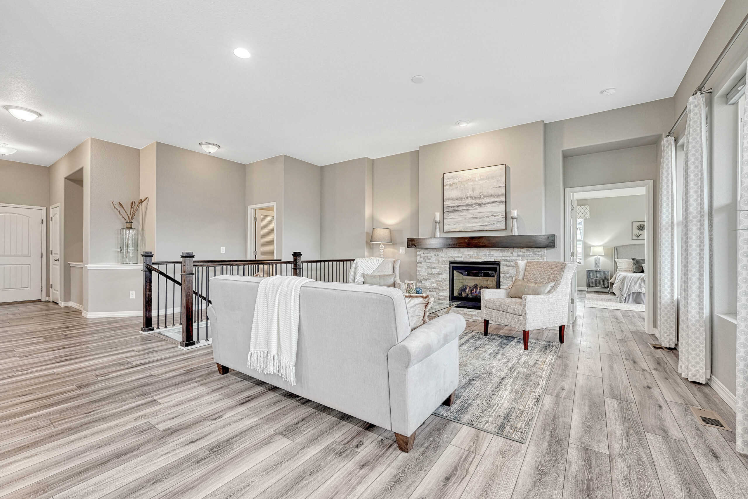 Great Room and Entrance to Primary Owner's Suite