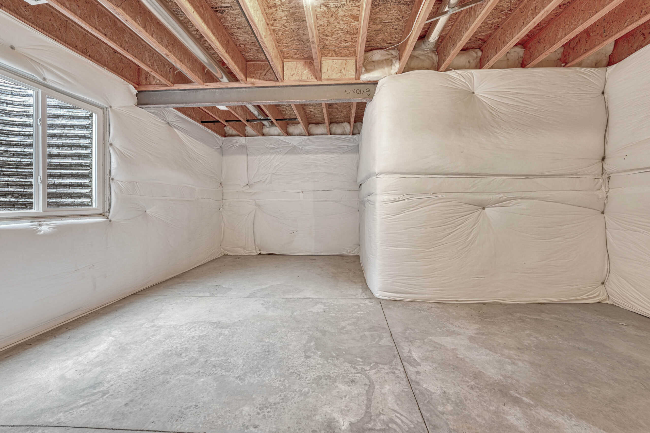 Unfinished Space in Basement